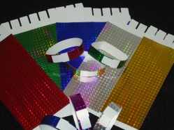 Pulseira Sintéticas Holográficas em Folhas